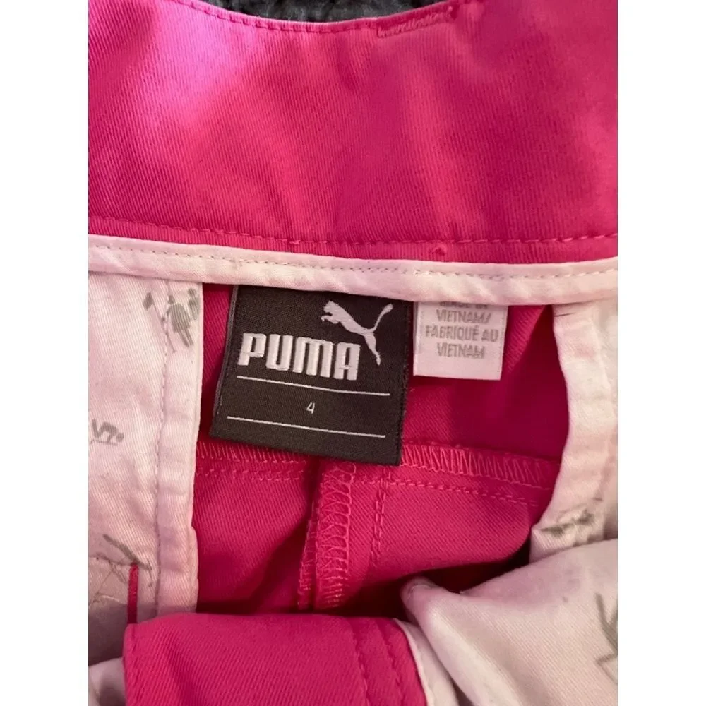Women's Puma Golf Shorts Pink Size 4 - Picture 6 of 6